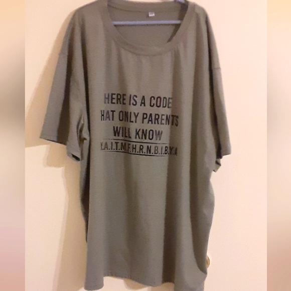 Men's Graphic T-Shirt (Here Is A Code That Only Parents Will Know) - Picture 13 of 15